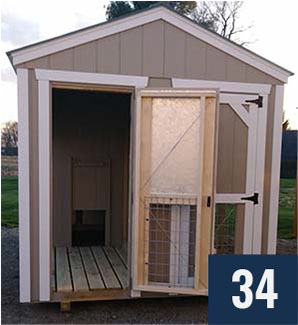 Custom Amish built Dog Kennel from Sheds Direct, Inc.