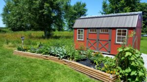 Painted Amish Smart Barn