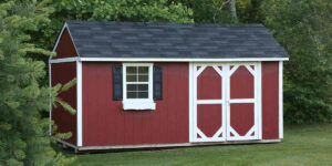 metal vs wood shed