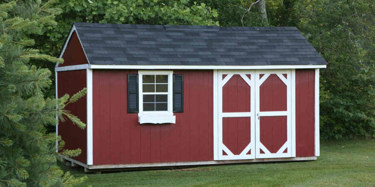 metal vs wood shed