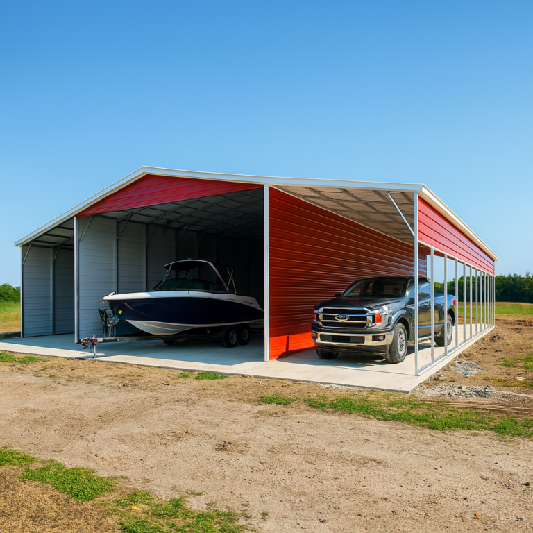 Multi-Car Metal Carport 1